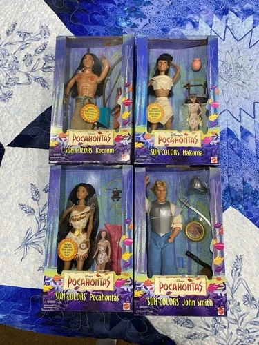 Disneys Pocahontas Sun Colors Doll Mattel Vintage 1995 Collection
