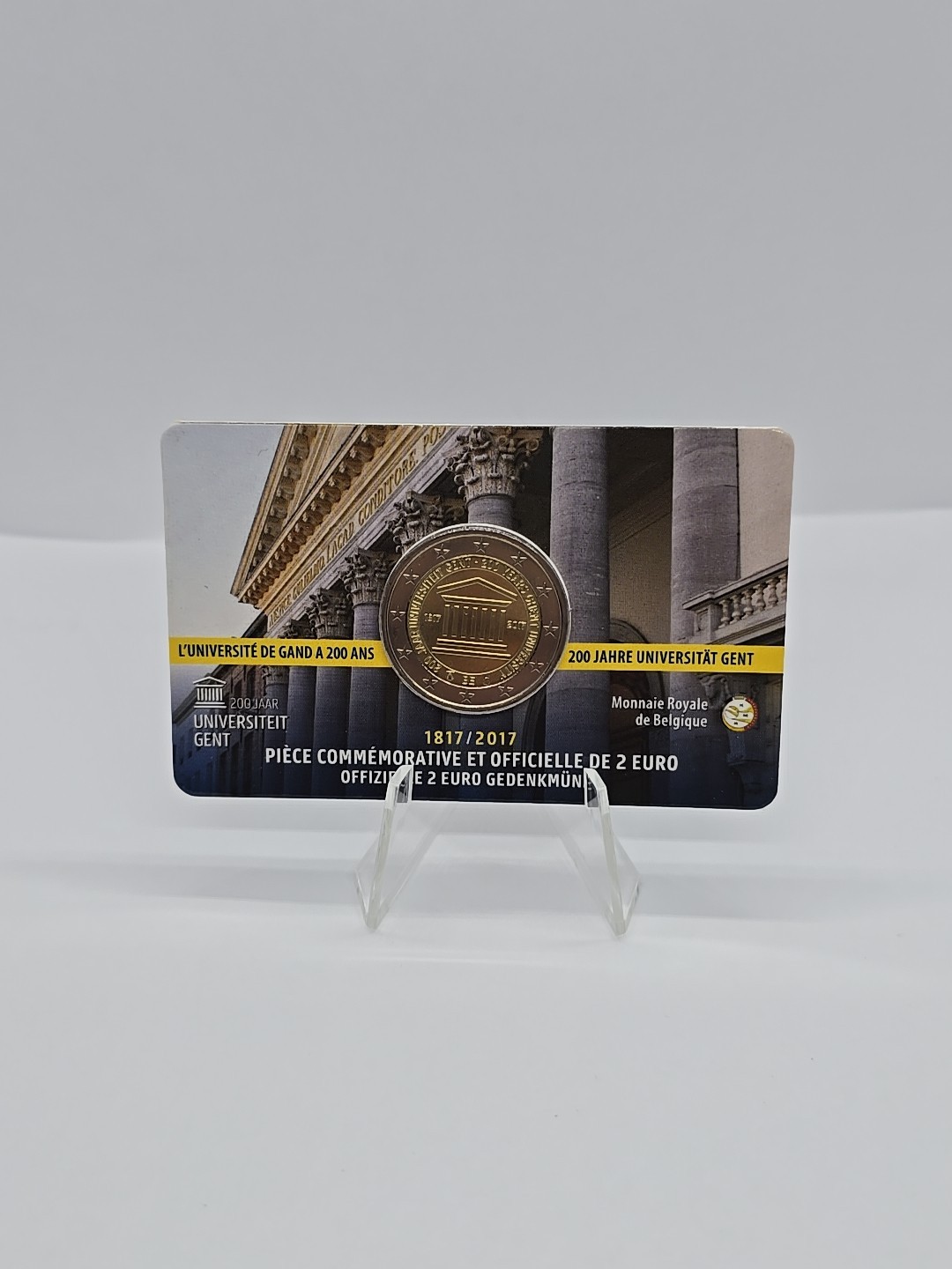 Belgique 2 Euros Coincard 2017 Université De Gand / Gent - Version FR ✔
