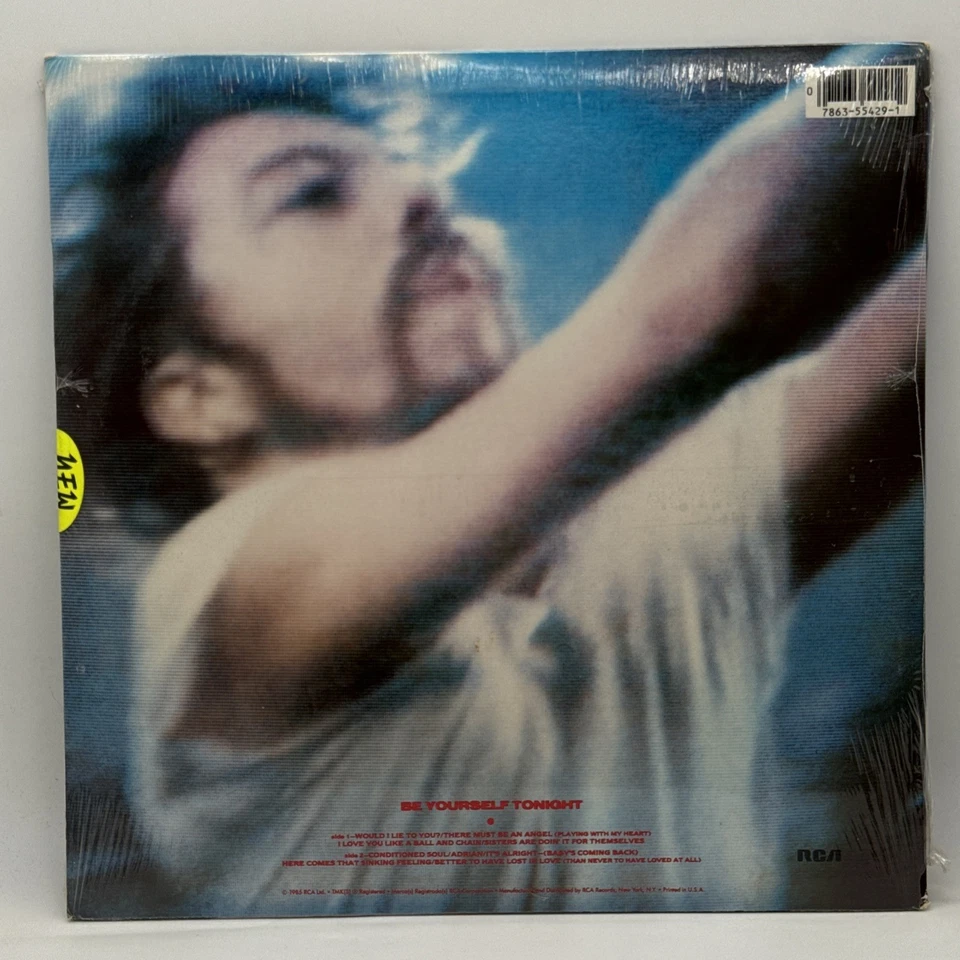 Eurythmics - Be Yourself Tonight - SEALED / NEW 1985 US 1st Press HYPE Sticker - Image 2 of 2