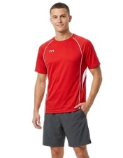 TYR Male Alliance Tech Tee Performance Wicking Breathable Red TMTTE6A Size Small