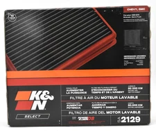 K&N SA-2129 Washable Engine Air Filter 1999-2019 Chevy GMC Silverado/Sierra