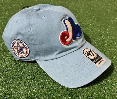 Montreal Expos 1982 All-Star Game Patch Strapback Hat MLB '47 Brand Clean Up New