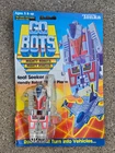 1985 TONKA GoBots Heat Seeker #52 Friendly Robot Fighter Plane OPEN CARDBACK