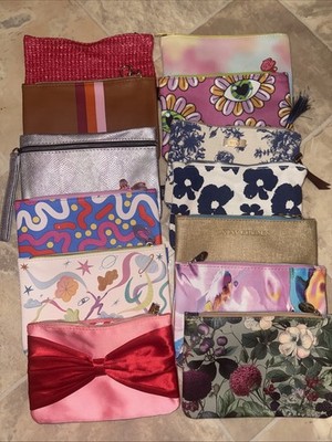 Ipsy Make Up Bags Party Pouch Toiletry Lot Of 13