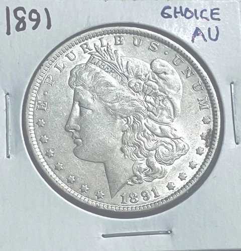 1891 MORGAN SILVER DOLLAR ~ AU ~NICE COIN~