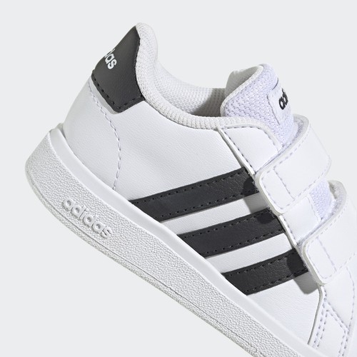 adidas Sportswear AU Kids Grand Court Lifestyle Hook And Loop Sneakers - Picture 9 of 10