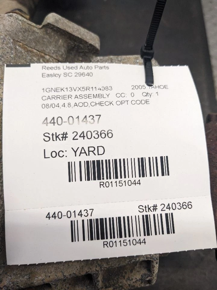 Eje delantero portador estilo clásico Opt GU6 para camioneta Sierra 1500 05-07 1151044 Foto 2 de 4