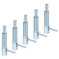 5Pcs Retractable Indexing Plunger Pin, Carbon Steel M10 Spring Plunger