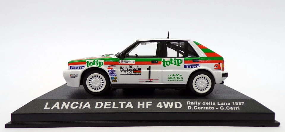 Altaya escala 1/43 AL12121219B - Lancia Delta HF 4X4 - Della Lana Rally 1987 Foto 3 de 4