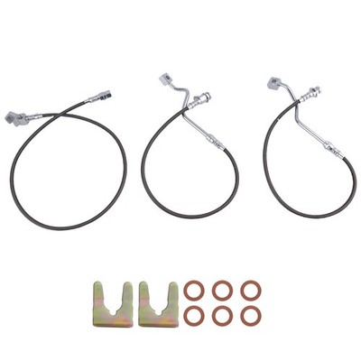 Complete Brake Line Set for Ford F-250 F-350 4WD 1999-2004 Front & Rear