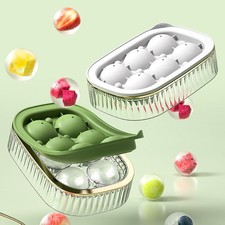 Rotondo Ghiaccio Palla Casa Grado Alimentare Scatola 6 Sfere Grande Cubo Stampi