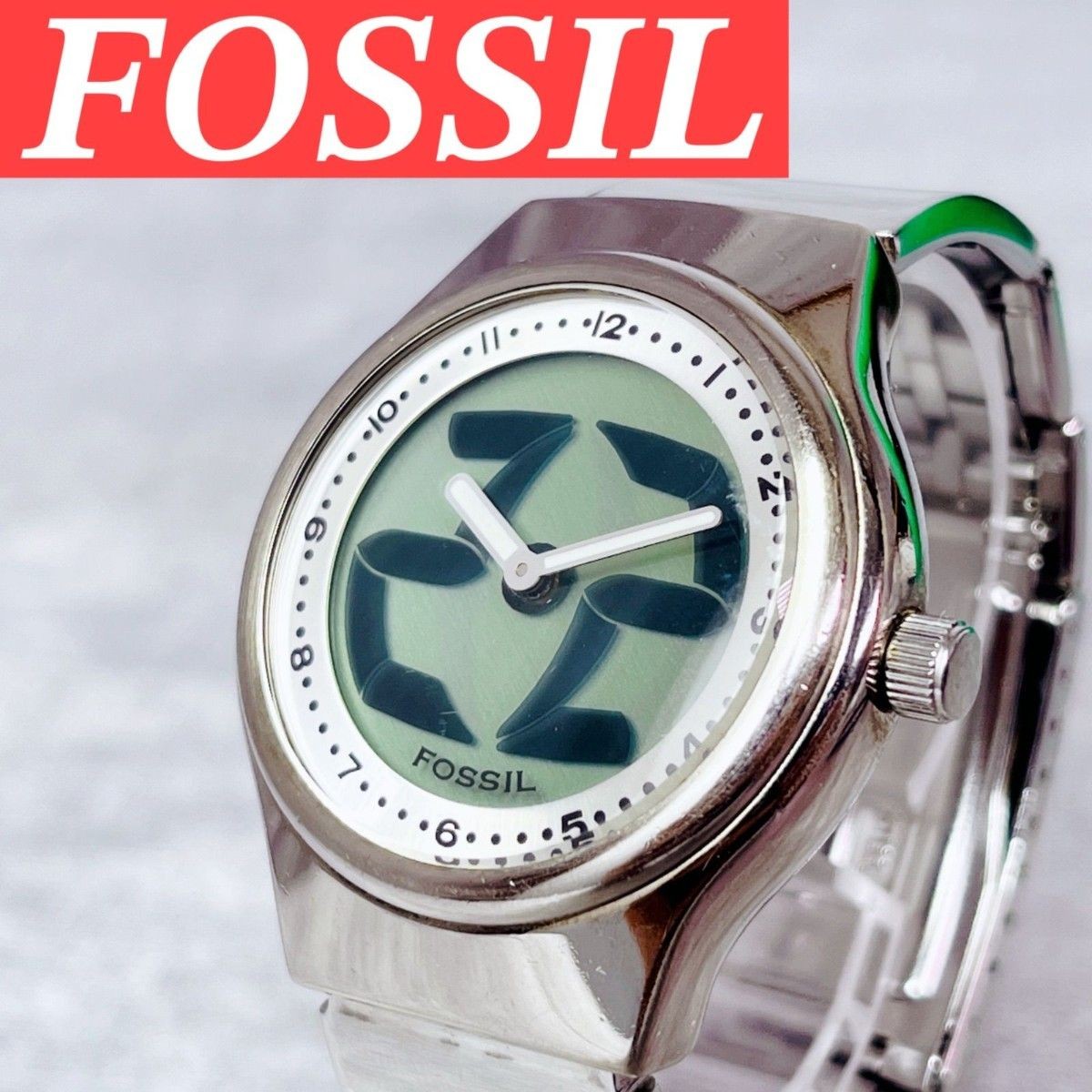 Fossil Big Tic JR-7843 Vintage Ana-Digi Quartz Mens W… - Gem