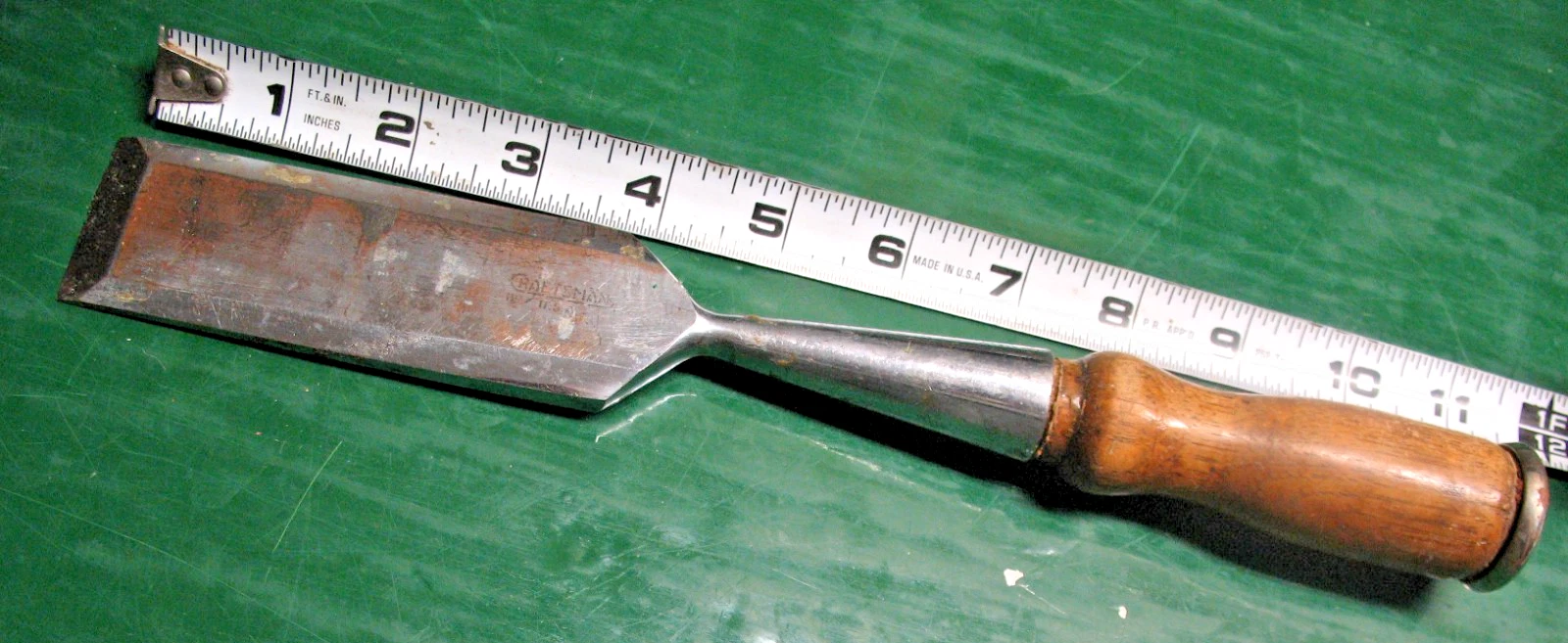 VINTAGE CRAFTSMAN BP EARLY LOGO BEVELED EDGE 1.5'' SOCKET CHISEL