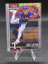Topps 2026 Series 1 Jack Leiter #208 Texas Rangers Parallel Baseball Card