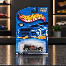 🔥 2004 Hot Wheels Mainline Demon Black/Red Flames 1:64 Diecast🔥