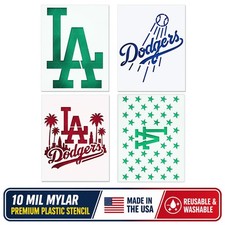 LA Dodgers Stencil   Reusable Mylar 10 Mil   ...