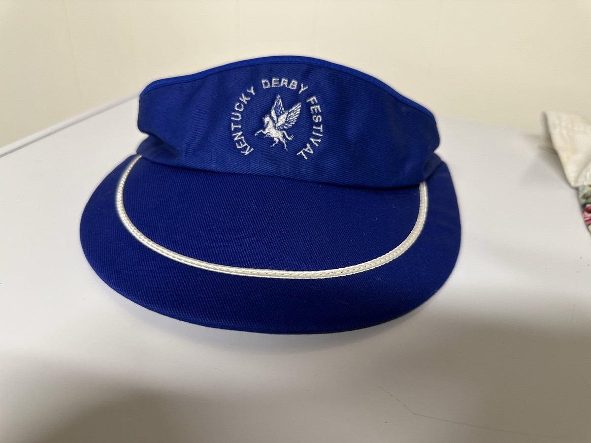 Blue and White Derby Hat ? Navy Blue White Fascinator Hat, Navy White Derby Fascinator  main image 3