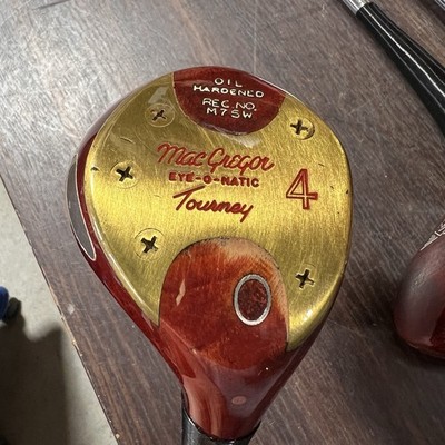 Set Of 4 Vintage Refinished McGregor M 75W TOURNEY EYE O MATIC