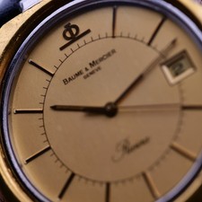 1986 Vintage Baume Mercier Riviera 5131 Two-Tone Quartz Watch with Papers & Box 19