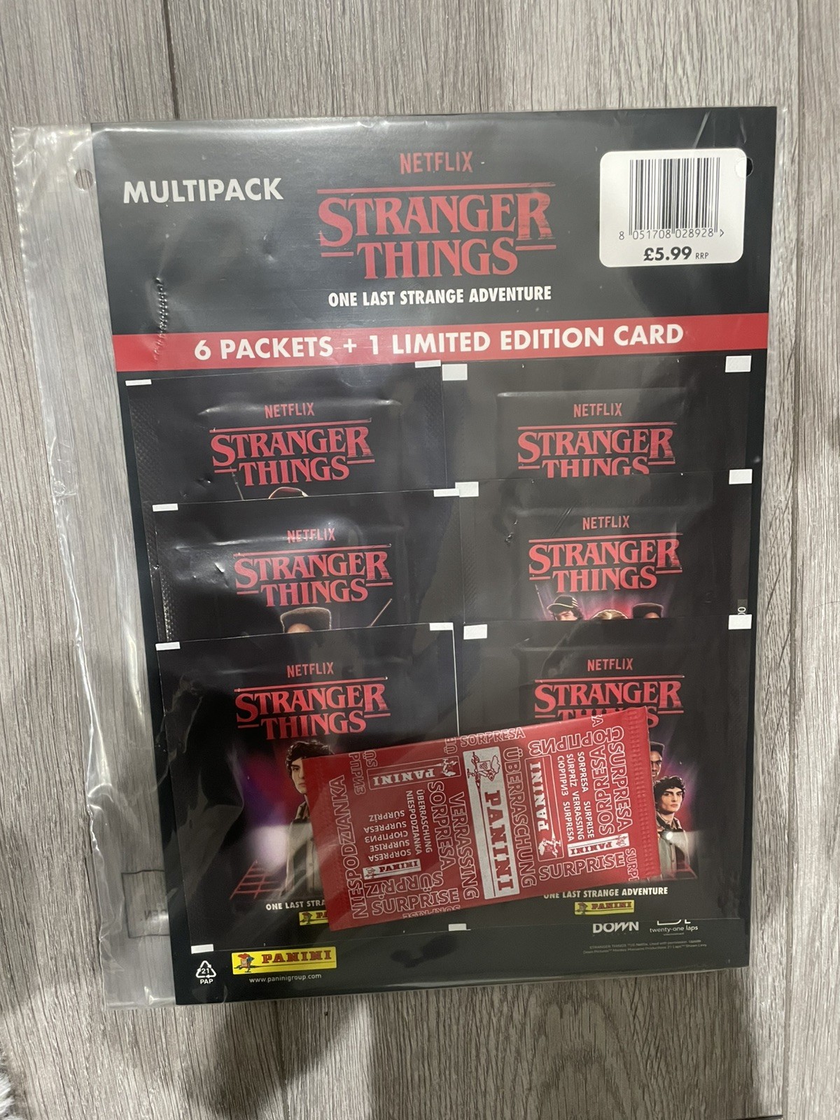 Stranger Things One Last Strange Adventure Sticker Collection Multipack