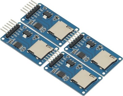 4-Piece Micro SD Card Shield for Arduino UNO and SPI Compatibility