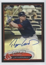 2012 Topps Chrome Rookie Auto Black Refractor /100 Ryan Lavarnway #5 Auto b9e
