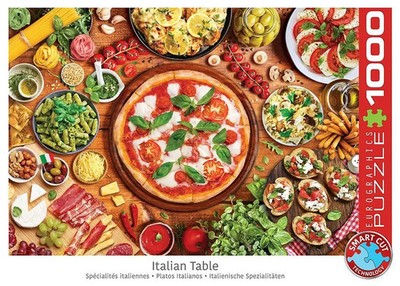 Italian Table (Puzzle) | Spiel (2023) | In Spielebox | 6000-5615 | Eurographics