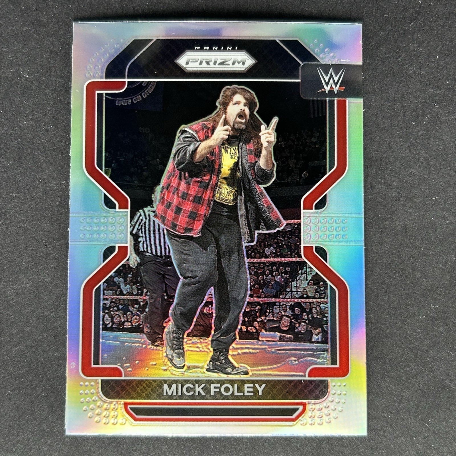 2022 Panini Prizm WWE Mick Foley Silver Prizm #190