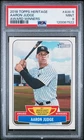 2018 Topps Heritage Aaron Judge PSA 9 Mint #AW-5 Yankees Rookie Cup