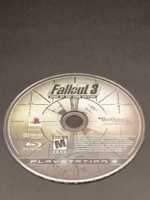 Fallout 3 [Game of the Year] - PlayStation 3 - Authentic - Loose Disc - NTSC/US