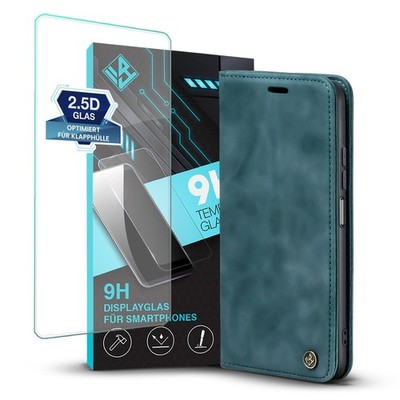 Handyhülle für Xiaomi Redmi Note 10 5G Klapp Magnet Smartphone Cover Displayglas