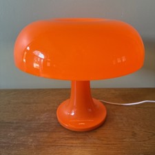 Orange Mushroom LED Table Lamp Retro Design B...