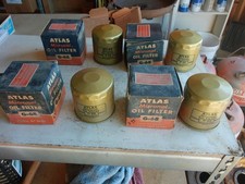 Vintage Lot Of 4 Nos Atlas Oil Filters G-68 1962 Chevy Truck Lot 25-44