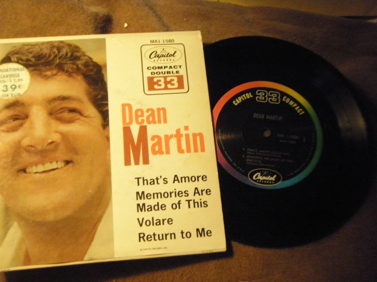 DEAN MARTIN ＆ 二枚 45RPM Dean Martin - Dream With Dean 200g Vinyl, 45RPM Edition - Vinyl LP