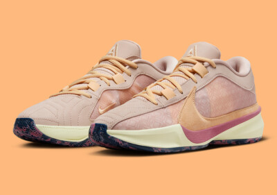 Nike Zoom Freak 5 Fossil Stone Celestial Gold DX4985-200 sz 15 Men's