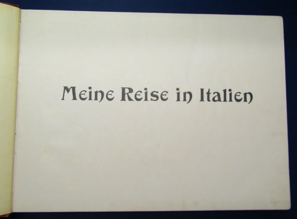 Spühler Meine Reise in Italien um 1930 Prachtalbum Landeskunde Geografie sf - Bild 3 von 4