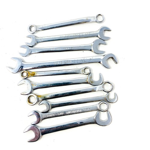 Snap-On, Williams Superrench SAE Open, Box End Wrench Set, 10 Pcs, Made in USA - Picture 6 of 9