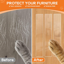 Clear Door Protector from Dog  Cats Scratching Window Sill Protector 4In X3.3Ft