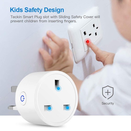Interruptor de enchufe WiFi inteligente 1/2/4/6 piezas control de aplicación para Amazon Alexa Google nuevo - Imagen 9 de 16