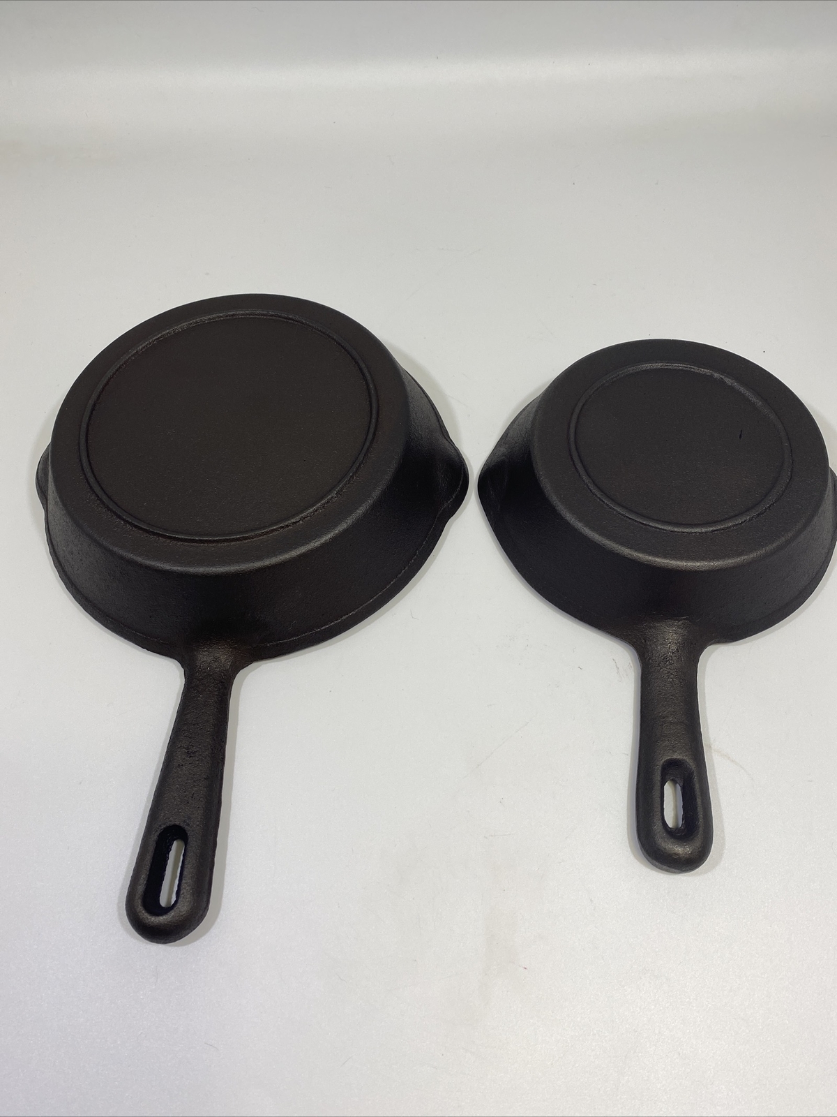 Lot Of 2 Cast Iron Skillets eBay