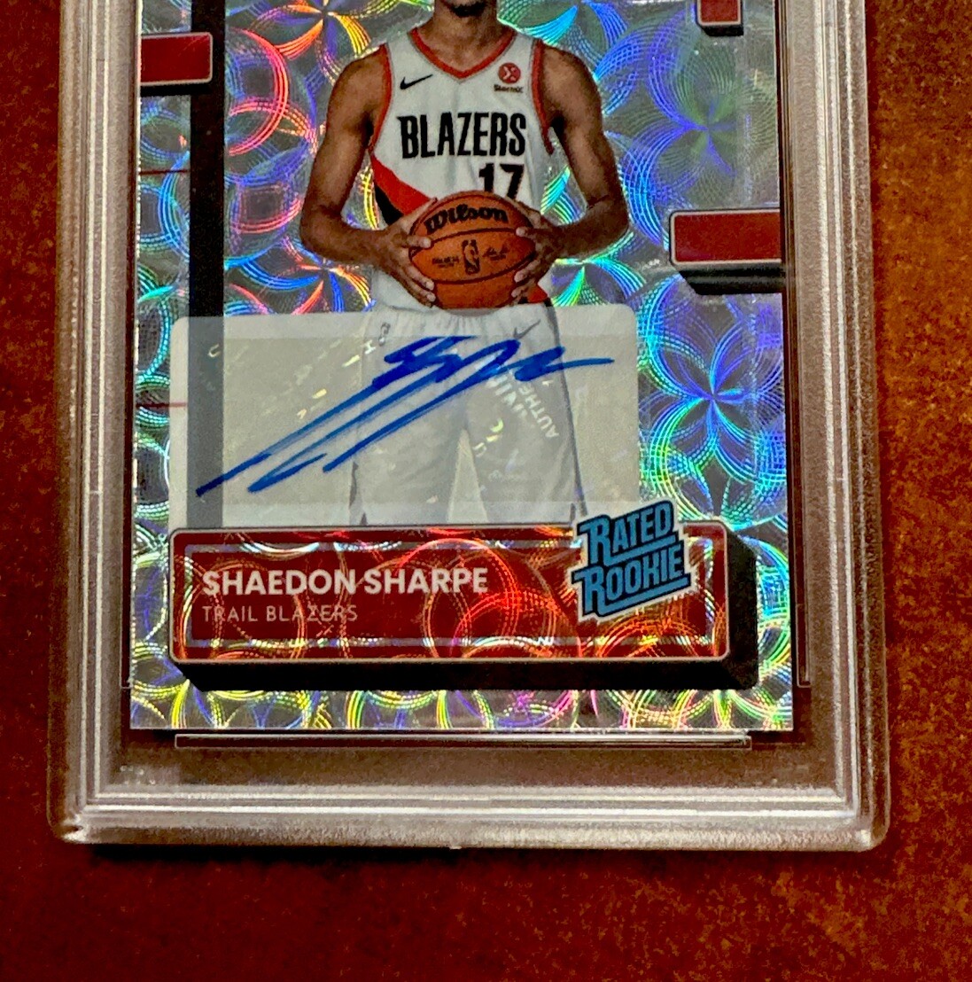 2022 Optic Rookie Auto /10 Shaedon Sharpe RC /10 PSA 10 Pop 2022 Optic Rookie Auto /10 Shaedon Sharpe RC /10 PSA 10 Pop