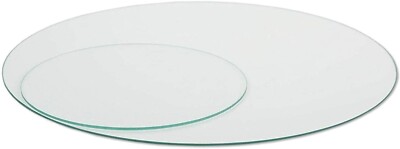 Glas klar 2mm ab 3 cm Ø runde Glasscheibe Wanduhren Uhren Zuschnitt auf Maß