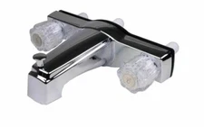 Ultra Mobile Home 8" Tub & Shower Faucet Chrome With Clear Handles (Plastic