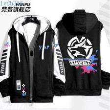 Honkai: Star Rail Silver Wolf Men Women Hooded Jacket Zipper Coat Tops 1