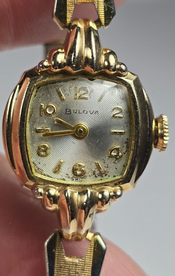 BULOVA M4 10K GOLD Bezel X213199 WOMAN'S WATCH