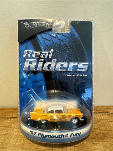 1957 PLYMOUTH FURY 2005 HOT WHEELS REAL RIDERS 1:64 DIE-CAST