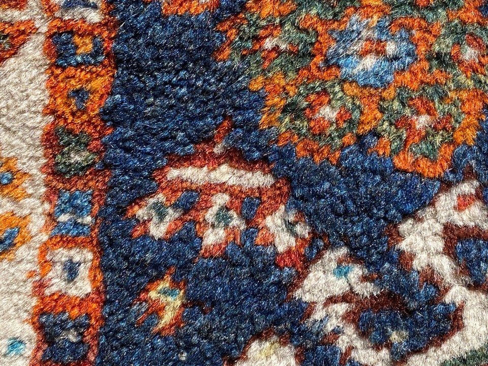 Lur 57x50cm antique Bagface carpet handknotted rug clean eBay