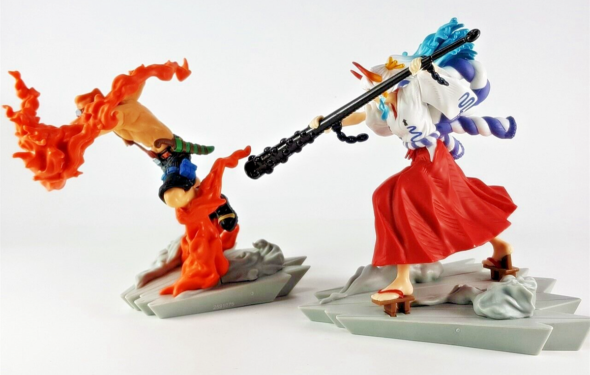 One Piece Portgas D Ace & Yamato Figure set Senkou Zekkei