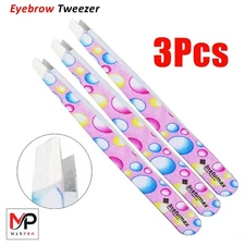 New Professional Eyebrow Slant Tip Tweezer Precision Eyebrow Hair Remover Tools