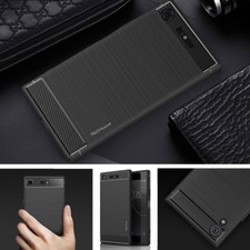 Premium Slim Shock Proof Carbon Protective Case Cover for Sony Xperia phones